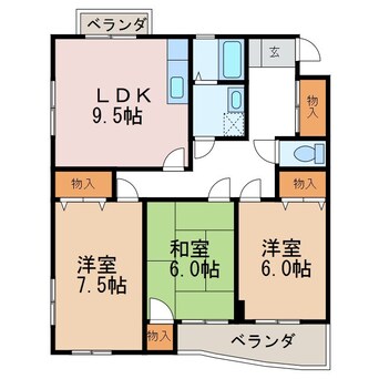 間取図 ベルコリーン