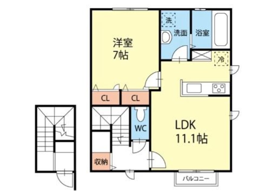 間取図 アヴニール