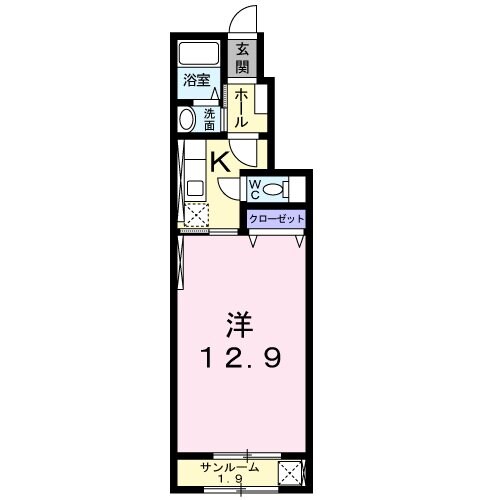 間取り図 ヴィラ　沢村
