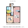 シャーメゾン元町 1LDKの間取り