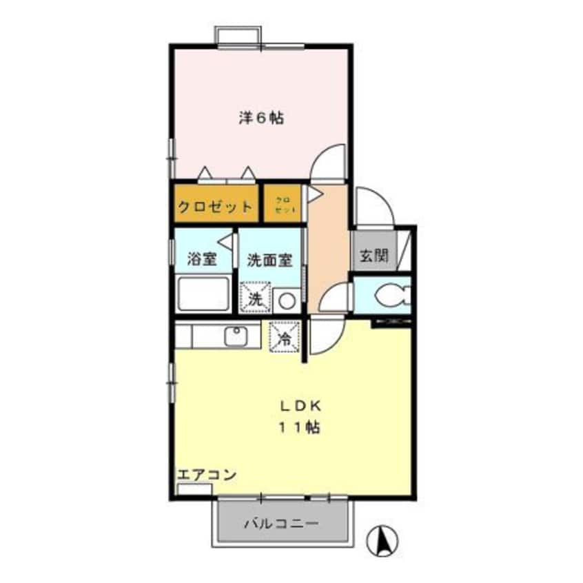 間取図 ブライテンクレストII