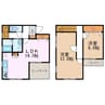 マイキューブ蟻ケ崎 2LDKの間取り
