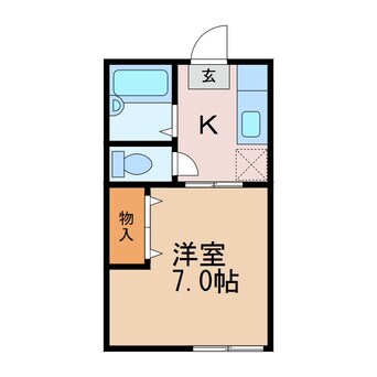 間取図 島内山﨑アパート