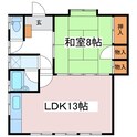 南原1丁目アパートの間取図