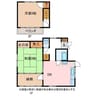 戸澤貸家 2DKの間取り