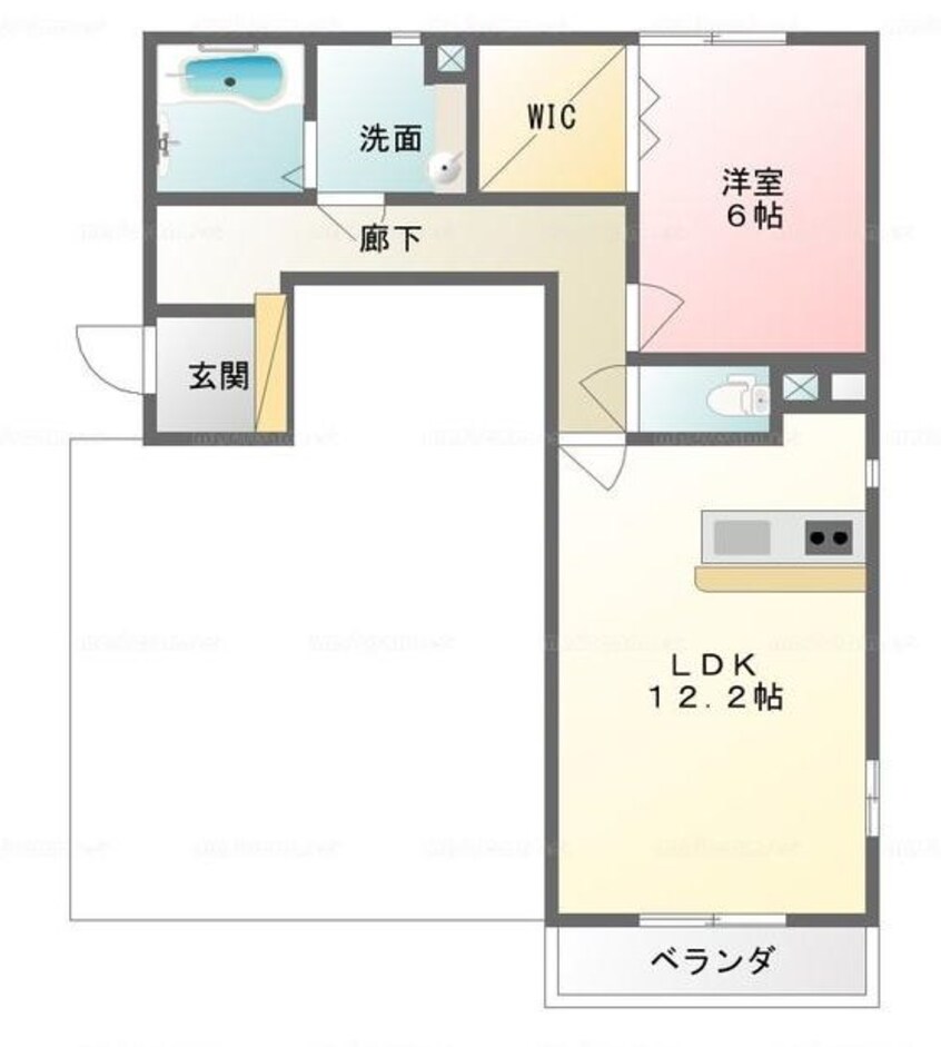 間取図 アーバンクレスト渚