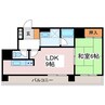 五幸セントラルマンション 1LDKの間取り