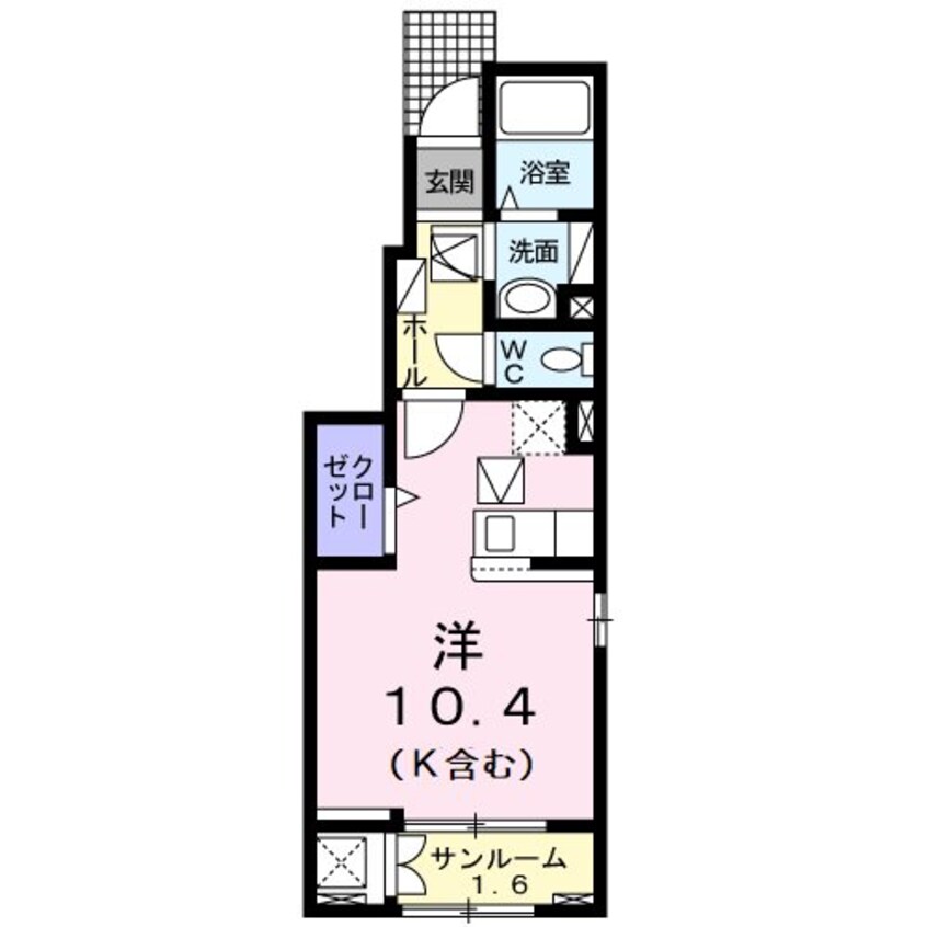 間取図 カサ・アレグリアA