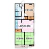 中嶋ビル 3LDKの間取り