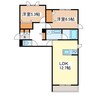 エストラパン 2LDKの間取り