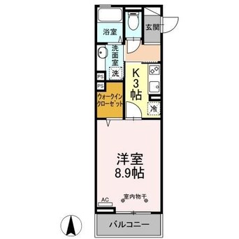 間取図 ヴィオコート　平田