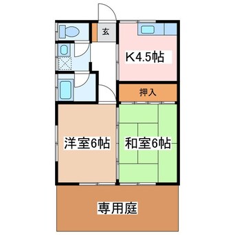 間取図 太田アパート北棟（里山辺）