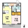 ラピスラズリ 1LDKの間取り