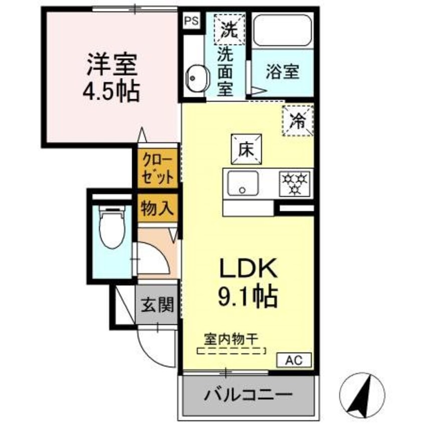 間取図 Dolce Cantabille