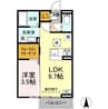 ネオ・アコール 1LDKの間取り