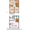 南山様戸建賃貸住宅B 3LDKの間取り