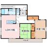 東アパート 2LDKの間取り