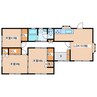 川上様戸建　西棟 3LDKの間取り