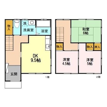 間取図 蕗澤貸住宅