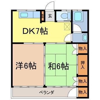 間取図 メゾン柳原