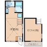 メゾネート上松２ 1Rの間取り