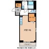 イーグル東口マンション 1Rの間取り