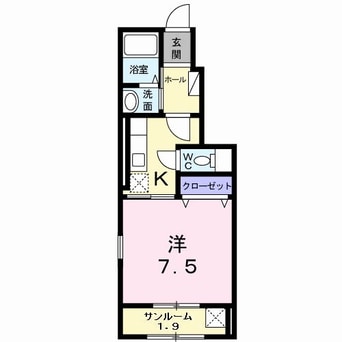 間取図 ダイヤモンドＭＯＯＮ　I