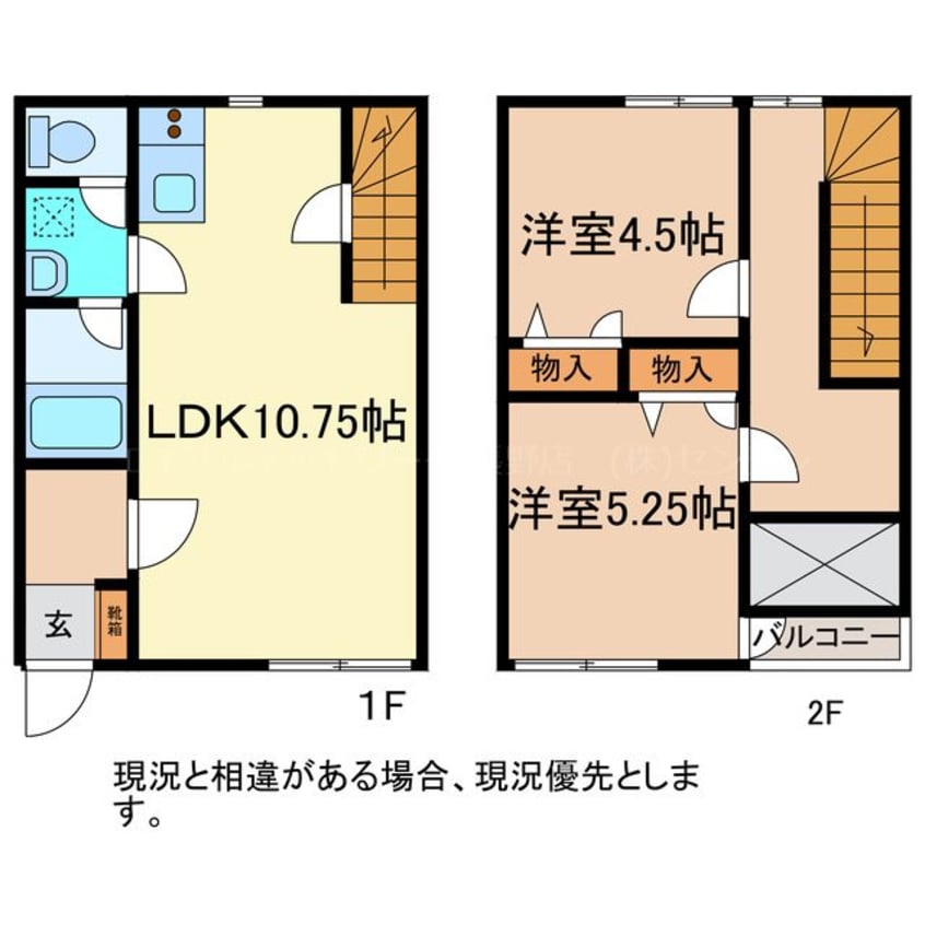 間取図 セゾンシャレーB棟