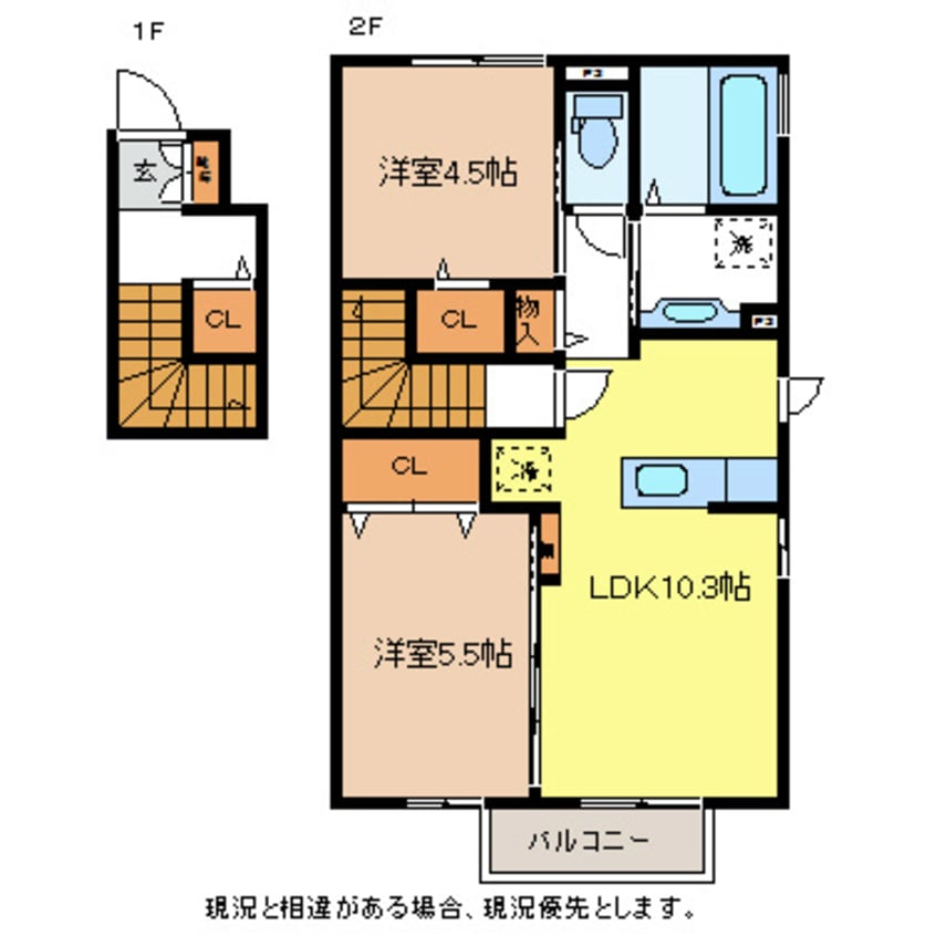 間取図 ハイランドテラス西和田