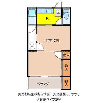 間取図 梨の木コーポ