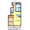 アドバンス 1LDKの間取り