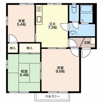 間取図 フレグランス恵Ｗ棟