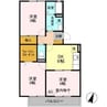 コンフォート轟A 3DKの間取り