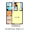 セレーノＡ 1LDKの間取り