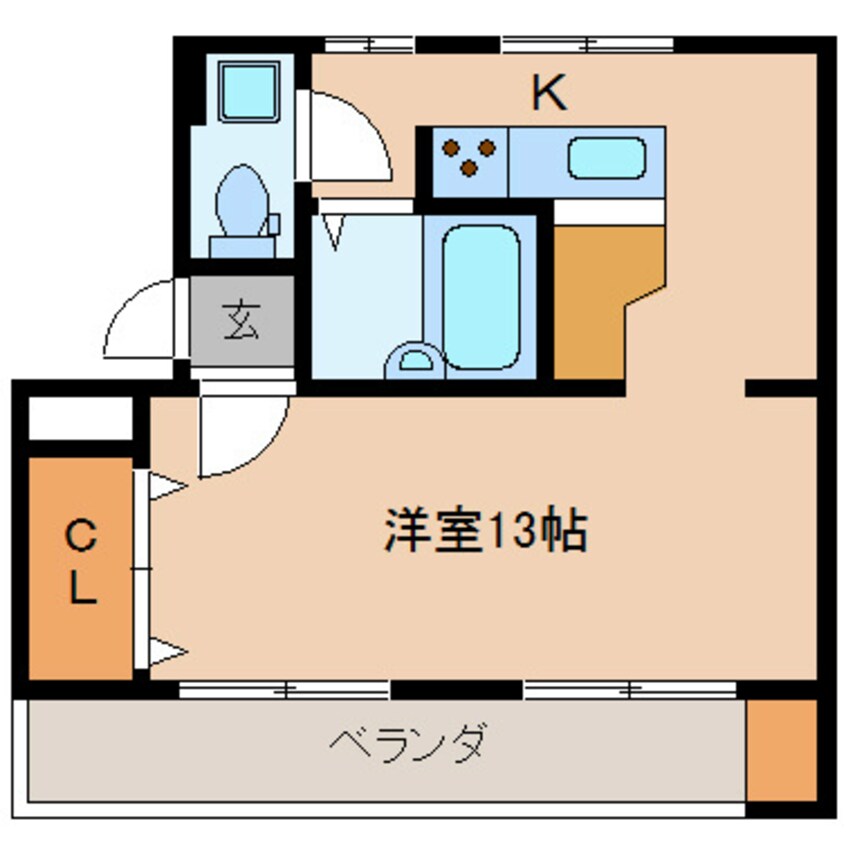 間取図 セゾンＭＫ