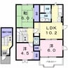 クレストールｉＢ 3LDKの間取り