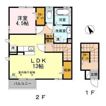 間取図 エレンシア風間B