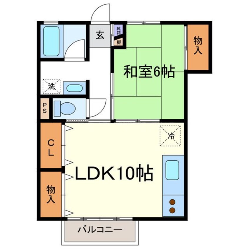 間取図 フォレストオブヒーリング北棟