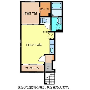 間取図 エコルポアイＮ