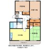 ガーデンテラス大日方Ｂ 3LDKの間取り