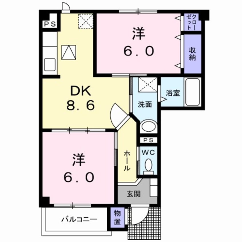 間取図 ミ・カサ・こまくさ