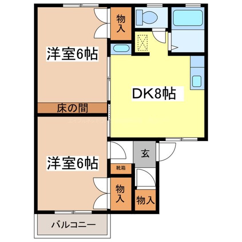 間取図 セジュール吉田Ｃ棟