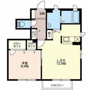 間取図 シェリールB棟