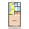 レジデンスＫ 1Kの間取り