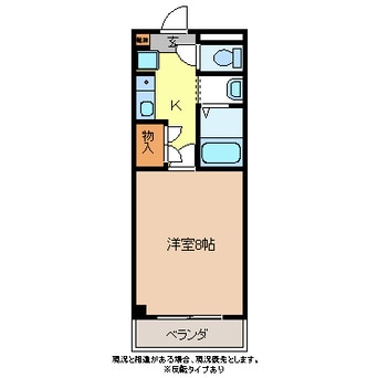間取図 プランタン若里I