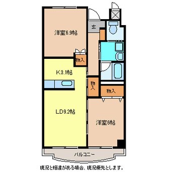 間取図 ライフコア上千田