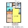 セジュール・シャノール 1DKの間取り