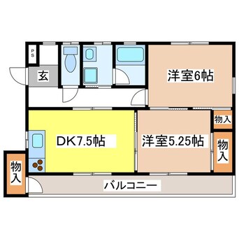 間取図 ディアスさくら２