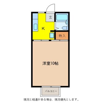 間取図 めぞん一刻B棟