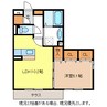 レイシス若里 1LDKの間取り